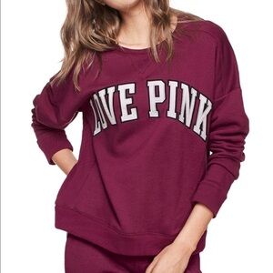 PINK 
BOYFRIEND CREW new with tags